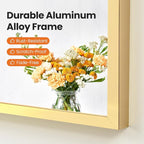 Sweetcrispy 24"x36.5" Arched Gold Bathroom Mirrors for Wall, Bathroom Mirrors for Over Sink, Wall Decor for Bathroom, Entryway, Bedroom, Vanity