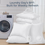 HEVUMYI White Queen Comforter Set - 7-Piece All Season Bed in a Bag Queen, Ultra Soft Bedding Set with Comforter, Flat Sheet, Fitted Sheet, Pillowcases, Pillow Shams