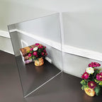 FixtureDisplays® 16X20 20X16 inches Rectangular Acrylic Mirror Plastic Shatter Proof Bath Nursery Kids Safety Mirror-NPF
