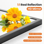 Sweetcrispy 26"x39" Arched Black Bathroom Mirrors for Wall, Bathroom Mirrors for Over Sink, Wall Decor for Bathroom, Entryway, Bedroom, Vanity