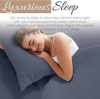 Linen Market Bed Sheets for King Size Bed (Stone) - Sleep Better Than Ever with These Soft and Cooling King Sheets - Deep Pocket Fits 16" Thick Beds - 4 Piece King Sheet Set