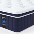 Coolvie King Size Mattress, 12 Inch Hybrid King Mattress in a Box, Medium Firm Feel with Memory Foam, Pocket Spring for Motion Isolation, Extra Lumbar & Shoulder Support for Pain Relief, 80x76x12