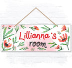Custom Boy/Girl Name Sign Personalized Children Room Decor Sign For Kids Bedroom, Christmas Gift And Wall Sign 5x13 Inches, ACM, Made in USA