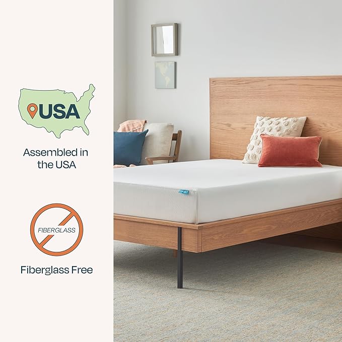 Linenspa 8 Inch Gel Infused Memory Foam Mattress – Full Size – Medium Feel - Cooling Gel - Mattress in a Box - Primary or Guest Bedroom - Pressure Relieving and Breathable – CertiPUR-US Certified