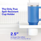 BedShelfie Bedside Shelf for Bunk Bed & Top Bunk, College Dorm Room Essentials, Clip On Nightstand, Bed Side Table Tray Organizer - Cup Holder, White