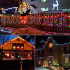 Battery Operated String Lights - 18ft 50 LED C6 String Lights Christmas Lights Battery Powered String Lights for Indoor Outdoor Christmas Tree Wreath Party Decoration, Waterproof, Multicolor