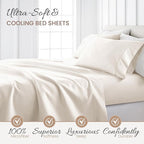 Linen Market Double-Brushed Microfiber Twin Sheet Set 3 Piece – Oeko-TEX Certified Ultra Soft & Wrinkle-Free - 16" Deep Pocket Sheets - Easy Care Twin Size - Ivory