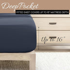 Linen Market Bed Sheets for King Size Bed (Stone) - Sleep Better Than Ever with These Soft and Cooling King Sheets - Deep Pocket Fits 16" Thick Beds - 4 Piece King Sheet Set