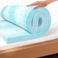 EGO Topper 4 Inch Twin XL Memory Foam Mattress Topper, Gel Foam Mattress Topper for Pressure Relief, Ventilated Design Bed Topper in a Box, CertiPUR-US Certified, 38"×80", Medium