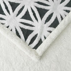 LOMAO Sherpa Fleece Blanket Fuzzy Soft Throw Blanket Dual Sided Blanket for Couch Sofa Bed (Dark Grey, 90''x90'')