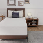 PayLessHere 12 Inch Green Tea Memory Foam Mattress,Bed-in-a-Box Medium Firm Mattress CertiPUR-US Certified Breathable Bed Mattress for Cooler Sleep Supportive & Pressure Relief,Twin