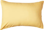 Sweet Home Collection 7 Piece Comforter Set Bag Solid Color All Season Soft Down Alternative Blanket & Luxurious Microfiber Bed Sheets, Yellow, Queen