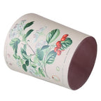10L/2.64 Gallon Trash Can, Decorative Waste Basket, PU Leather Waste Paper Basket, Waterproof Garbage Can for Bathroom, Bedroom, Office, Kitchen and Living Room - Cherrim