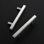 Ravinte Brushed Nickel Cabinet Handles 20 Pack 3-1/2 inchSatin Nickel Square Cabinet Pulls Silver Hardware for Kitchen Cabinets 6 inch Overall Length Stainless Steel Drawer Pulls