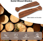 Obabala 52 Inch Ceiling Fans with Lights and Remote Control-Outdoor Ceiling Fan with Light 3 Walnut Wood Blade for Bedroom Living Room Indoor Farmhouse Patio, Reversible Noiseless DC Motor