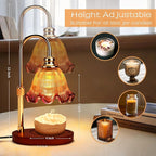 Candle Warmer Lamp with Timer Dimmable: Birthday Gifts for Women & Home Decor for House Warming Gifts New Home– Wax Warmer Gifts for Mom - 3 Timer Modes, 4 Brightness Levels, Adjustable Height