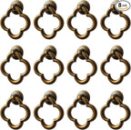 Cupboard Knobs Cabinet Knobs Drawer knobs, Zinc Alloy Gold Knobs for Dresser, Cupboard Knobs for Kitchen, Bathroom (Style E-12)