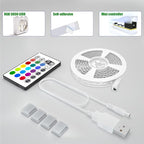 maylit Tv Led Backlight, 16.4ft Led Strip Lights for 75-85in Tv, Tv Lights kit with Remote, RGB Bias Lighting for Room Decor