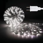 LED Rope Lights, 33Feet Daylight Flat Flexible Strip Light, Plug in Novelty Lighting, Connectable and Waterproof for Home Christmas Holiday Garden Patio Party Decoration