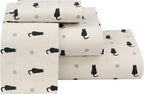 RUVANTI Flannel Sheets Twin Size - 100% Cotton Double Brushed Twin Sheets Set, Deep Pockets 16 Inches, All Seasons Breathable & Extra Soft Bed Sheets, Warm & Cozy, 3 Piece, Black Cat