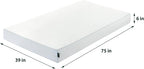 ZINUS 6 Inch Green Tea Cooling Memory Foam Mattress [New Version], Twin, Fiberglass Free, Medium Firmness, Cooling Gel Foam, Certified Safe Foams & Fabric, Mattress in A Box