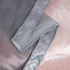 Mengersi Gray Canopy Bed Curtains Mosquito Net Bed Drapes for Queen Bed