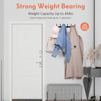 2 Pack Coat Rack Wall Mount, Coat Hooks Wall Mount, Wall Hooks for Hanging, Hat Rack for Wall, Coat Hanger Wall Mount, Towel Hooks for Bathrooms