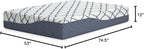 Signature Design by Ashley 12 Inch Chime Elite 2.0 Plush Green Tea Memory Foam Mattress for Cool Sleep and Pressure Relief, Full, Fiberglass Free, Mattress In A Box