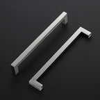 Ravinte 20 Pack Brushed Nickel Kitchen Cabinet Handles 8 Inch Cabinet Pulls Square Kitchen Hardware for Cabinet Drawer Pulls Drawer Handles Come with Screwdriver