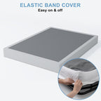 Full Box Spring - 7 Inch High Profile Box Spring for Full Bed, Sturdy Metal Frame Mattress Foundation, Easy Assembly, Quiet & Noise-Free