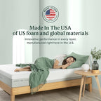 ZINUS 10 Inch Green Tea Luxe Memory Foam Mattress, Queen, Pressure Relieving, CertiPUR-US Certified, Mattress in A Box, All-New, Made in USA