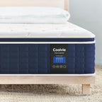 Coolvie Queen Mattresses 14 Inch, Soft Gel Memory Foam Mattress in a Box with Euro Top Medium Plush Feel, Supportive Independent Pocket Springs for Pressure Relief & Motion Isolation- 100 Night Trial