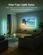 Govee TV Backlight 3 Pro with HDR Triple Camera, 11.8ft 5-in-1 RGBWWIC LED Strip Lights That Change with 55-65 Inch TVs, 75LEDs/m, Supports AI Filter, Smart App and Voice Control, DreamView Sync