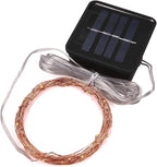 Magicnight Solar Mini Teeny Tiny Lights,Starry String Light for Garden Fairy,Tree,Railing,Arbor,Fence,16 Feet 50LEDs,2 Pack,Green Color