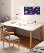 Personalized Sign Solar System Sign Sun Planet Wall Art Decoration Exquisite Decorative Signs Custom Name for Kids Room Wall Art Decor Outer Space Themed Nursery Decor For Boys Bedroom