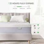 Novilla Memory Foam Mattress Queen, Queen Size Mattress 10 inch with Gel Foam for Comfortable Sleep & Pain Relief & Body Support, CertiPUR-US Certified