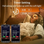 KSIPZE Led Lights for Bedroom 50ft Led Strip Lights with Remote RGB Color Changing Music Sync Bluetooth Smart App Control for Room Bedroom Lighting Flexible Home Décor