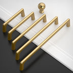 Amerdeco 10 Pack Champagne Bronze Cabinet Pulls 3.75 Inch(96MM) Hole Centers Kitchen Cabinet Handles Hardware Kitchen Handles for Cabinets Cupboard Handles Drawer Pulls ZH0041