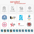 Sengled Alexa Light Bulb, S1 Auto Pairing with Alexa Devices, Warm Smart Light Bulbs, Bluetooth Mesh Smart Home Lighting, E26 60W Equivalent, 800LM, 1-Pack
