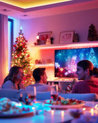 LED Strip Lights, HitLights 4 Pre-Cut 1ft/4ft Small Light Strips Dimmable, RGB 5050 Color Changing LED Tape Light with Remote and UL-Listed Adapter for TV Backlight, Bedroom, Cabinet Shelf Display