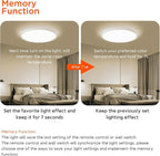 TALOYA Flush Mount Ceiling Light with Remote,3000K-6500K Adjustable,2000K Nightlight,12 Inch, Led Low Profile Ceiling Lights for Bedroom, Living Room, Kitchen, White