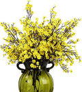 JAKY-Global Babys Breath Fabric Cloth Artificial Flowers 20 Bundle European Fake Silk Plants Decor Wedding Party Decoration Bouquets Real Touch DIY Home Garden (Yellow, 20 Bundles)