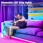130ft Led Lights for Bedroom, APP Control Music Sync Color Changing Led Lights, Led Strip Lights with Remote for Room, Kitchen Party,Home Decoration