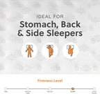 Signature Design by Ashley Twin Size Palisades 14 Inch Plush Hybrid Mattress with Quick Response Gel Memory Foam, Fiberglass Free, Mattress In A Box