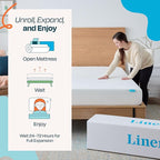 Linenspa 8 Inch Gel Infused Memory Foam Mattress – Twin Size – Medium Feel - Cooling Gel - Mattress in a Box - Primary or Guest Bedroom - Pressure Relieving and Breathable – CertiPUR-US Certified