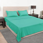 Mejoroom Twin Sheet Set - Hotel Collection Twin Sheets - Bedding Sheets & Pillowcases with Deep Pocket Fitted Sheet, Breathable, Wrinkle & Fade Resistant - 3 Piece(Mint)