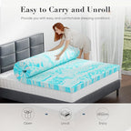 DUMOS Mattress Topper 3-Inch Gel Memory Foam Mattress Topper Twin XL, Soft Mattress Pads for Sleeper Sofa, RV, Camper, CertiPUR-US CertifiedBlue