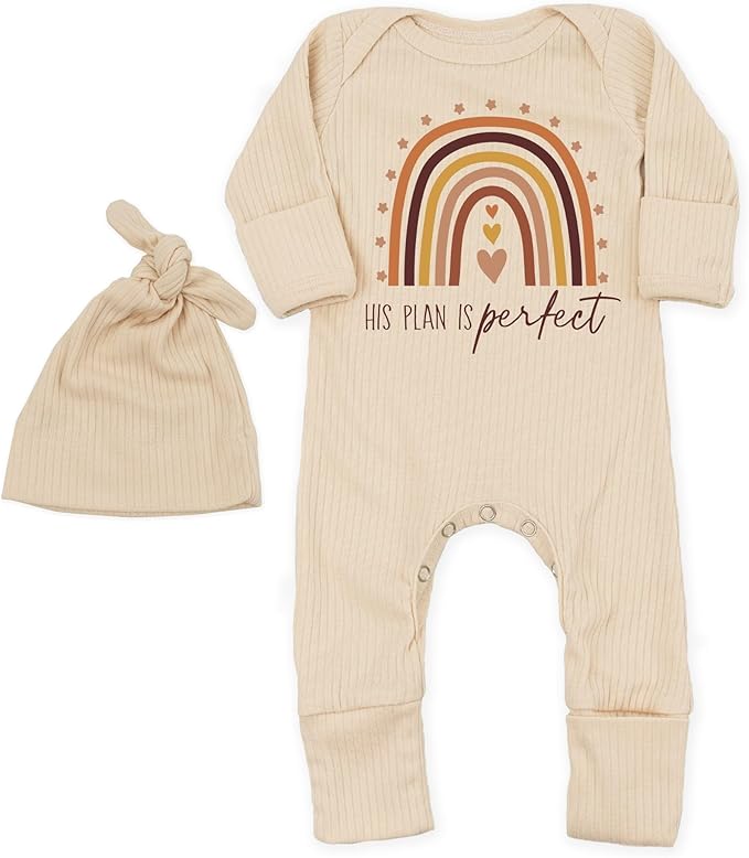 Little Answered Prayer Bodysuit Infant Romper Baby Announcement 0-3 Months Clothes Cute Religious Boys Girls Outfit