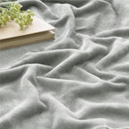 BEDELITE Fleece Blanket Light Grey Throw Blankets for Couch & Bed, Luxury Plush Cozy Fuzzy 50x70 inches, Super Soft Warm Lightweight Throw for Travel Camping