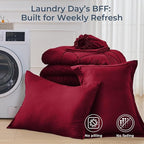 HEVUMYI Red Twin-XL Comforter Set - 5-Piece All Season Bed in a Bag Twin-XL, Ultra Soft Bedding Set with Comforter, Flat Sheet, Fitted Sheet, Pillowcases, Pillow Shams